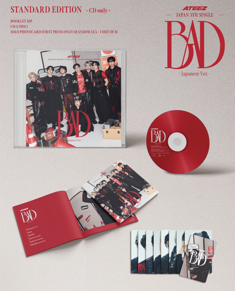 PRE-ORDER: ATEEZ "BAD" CD  (Japanese Ver. C w/Photobook)