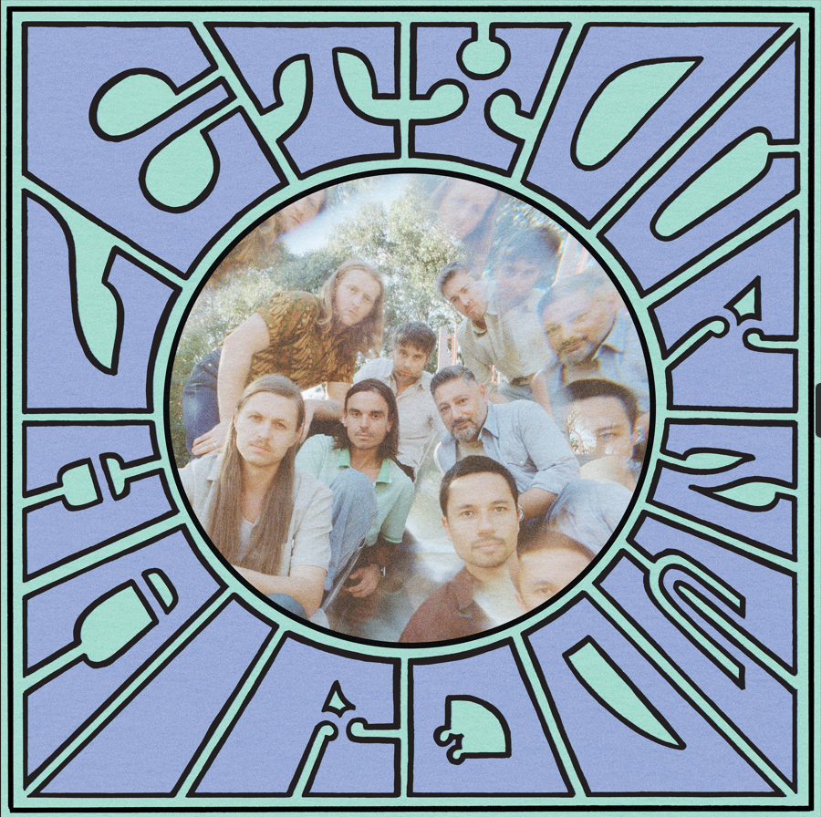 PRE-ORDER: Let Your Hair Down "S/T" LP (Ice Blue w/Purple & Mint Splatter)