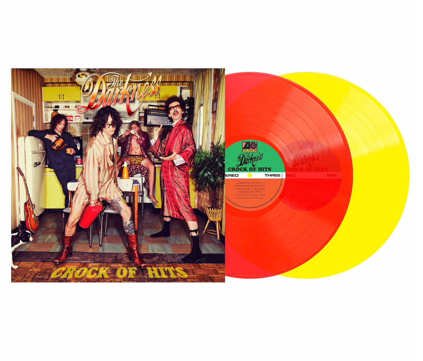 PRE-ORDER: The Darkness "Crock of Hits" 2xLP (Translucent Color Vinyl)