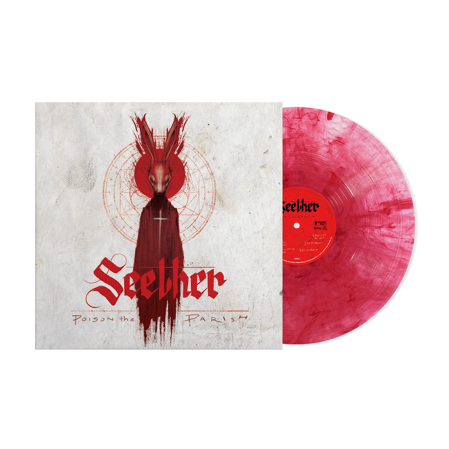 Seether "Poison The Parish" LP (Bloodshot Red Vinyl)