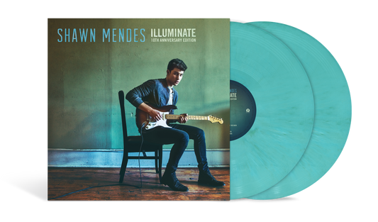 PRE-ORDER: Shawn Mendes "Illuminate (10th Anniversary Edition)" 2xLP (Translucent Aqua Vinyl)