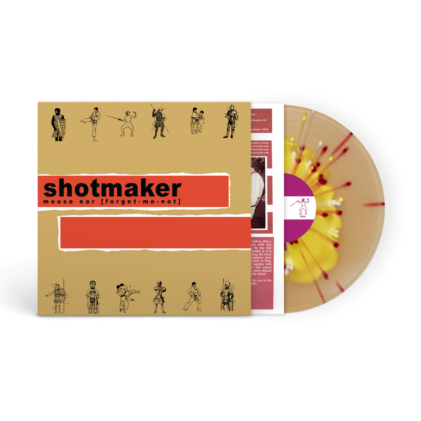 PRE-ORDER: Shotmaker "Mouse Ear [Forget-Me-Not]" LP (Tricolor Splatter Vinyl)