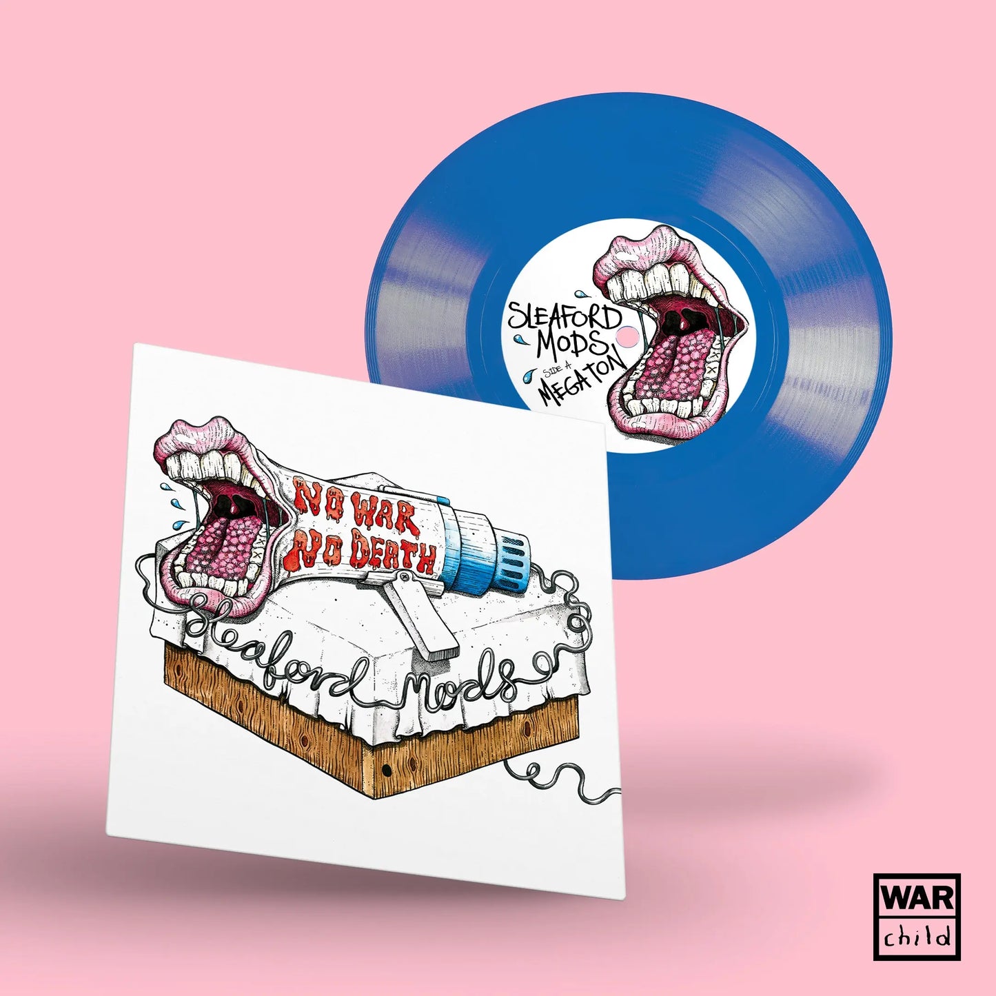 Sleaford Mods "Megaton" 7" Single (Indie Exclusive Blue Vinyl)