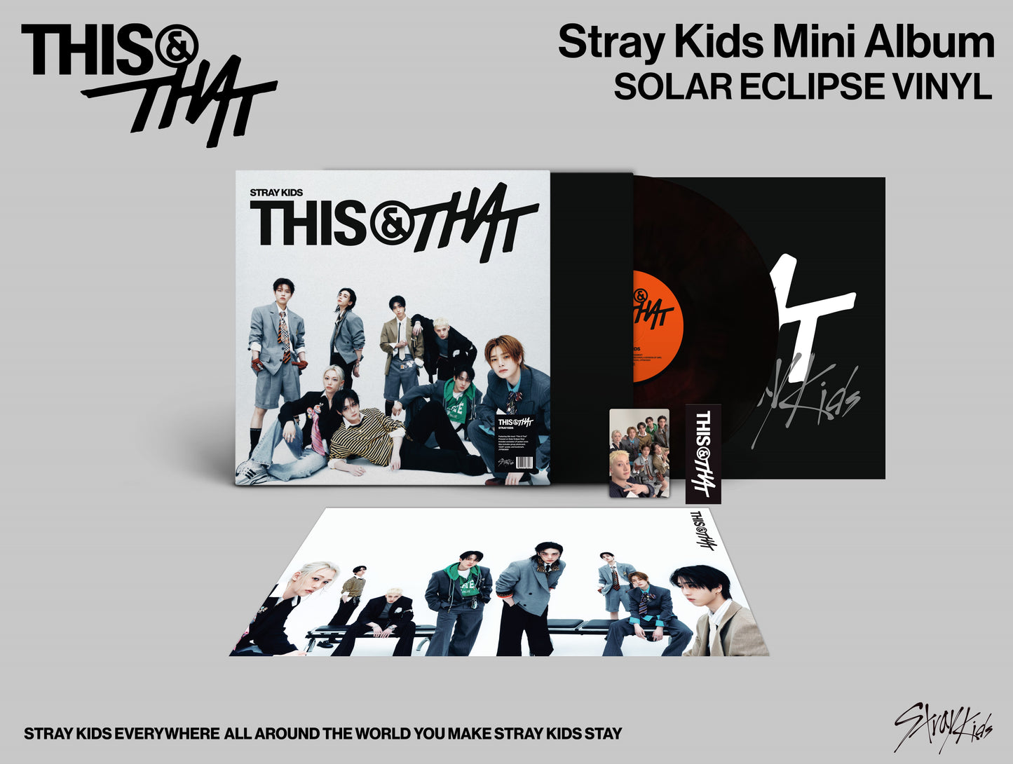 Stray Kids "THIS & THAT" LP ("Solar Eclipse" Vinyl)