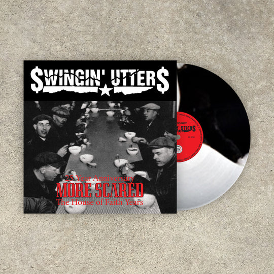 Swingin' Utters "More Scared" LP (Black/White Vinyl)