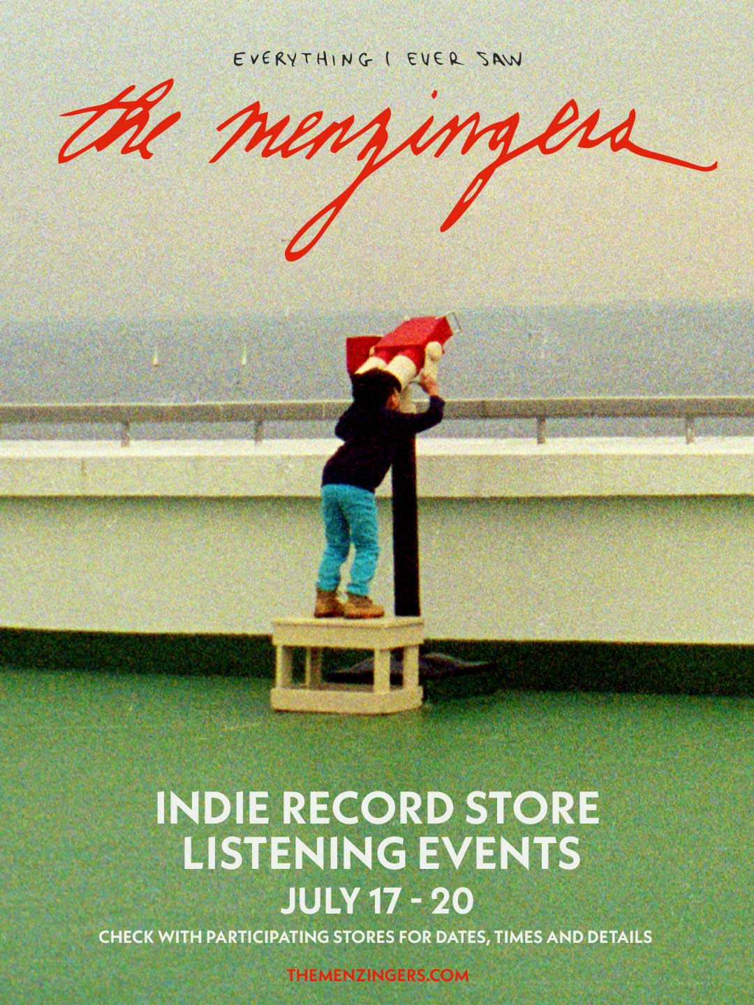 The Menzingers "Everything I Ever Saw" Listening Party - FRIDAY 7/17 @ 5pm