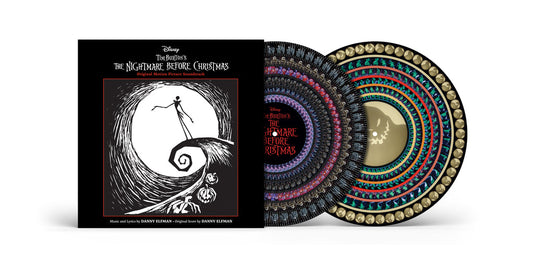 DAMAGED: V/A "The Nightmare Before Christmas (Original Motion Picture Soundtrack)" 2xLP (Zoetrope Picture Disc)