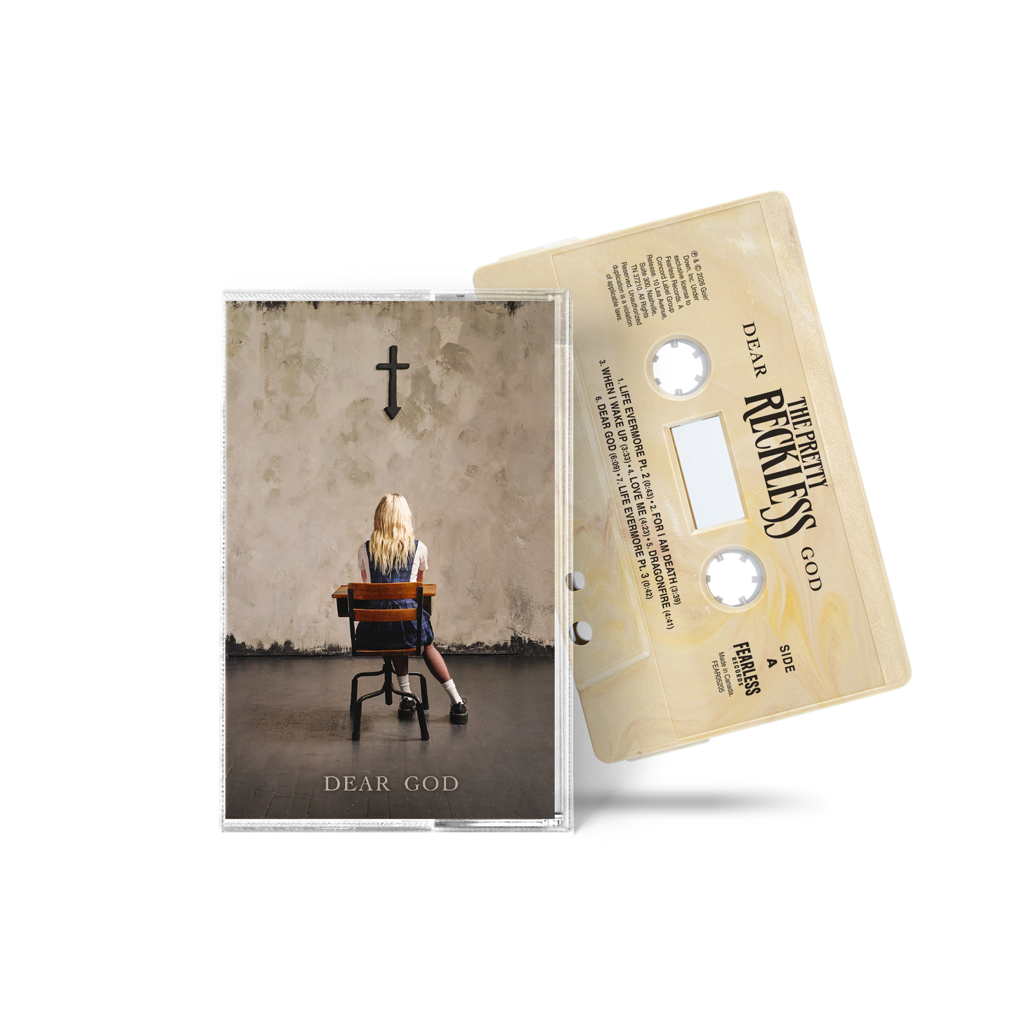 PRE-ORDER: The Pretty Reckless "Dear God" Cassette