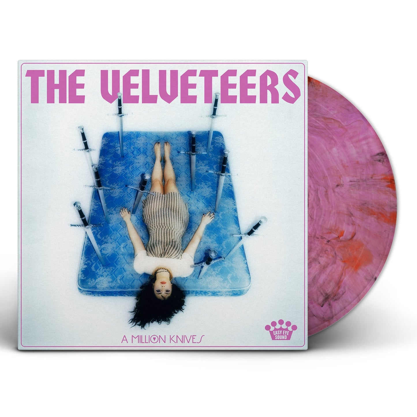 PRE-ORDER: The Velveteers  "A Million Knives" LP (Glass of Port Color Vinyl)