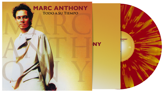 PRE-ORDER: Marc Anthony "Todo A Su Tiempo" LP (Red Sunburst Splatter Vinyl)