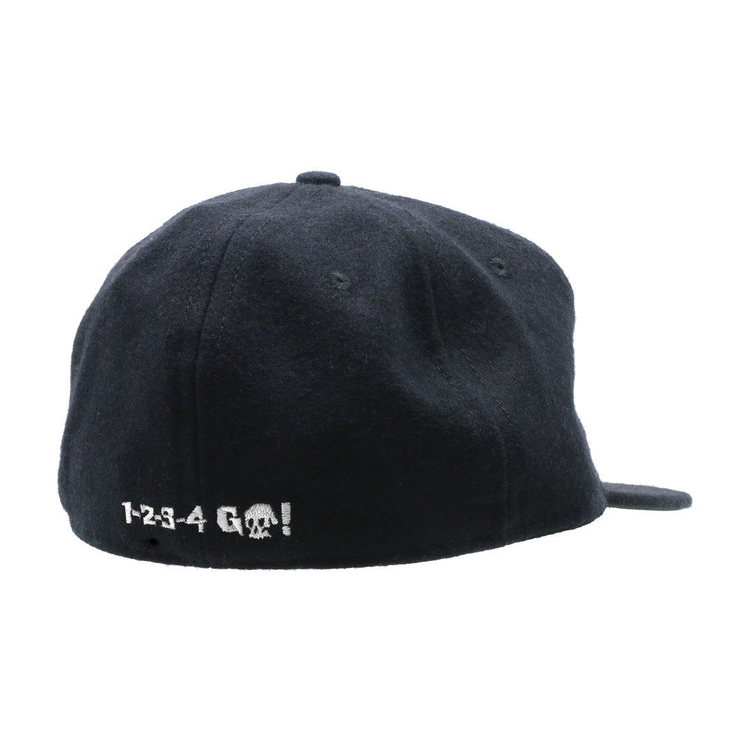 1-2-3-4 Go! Logo Black Wool Cap