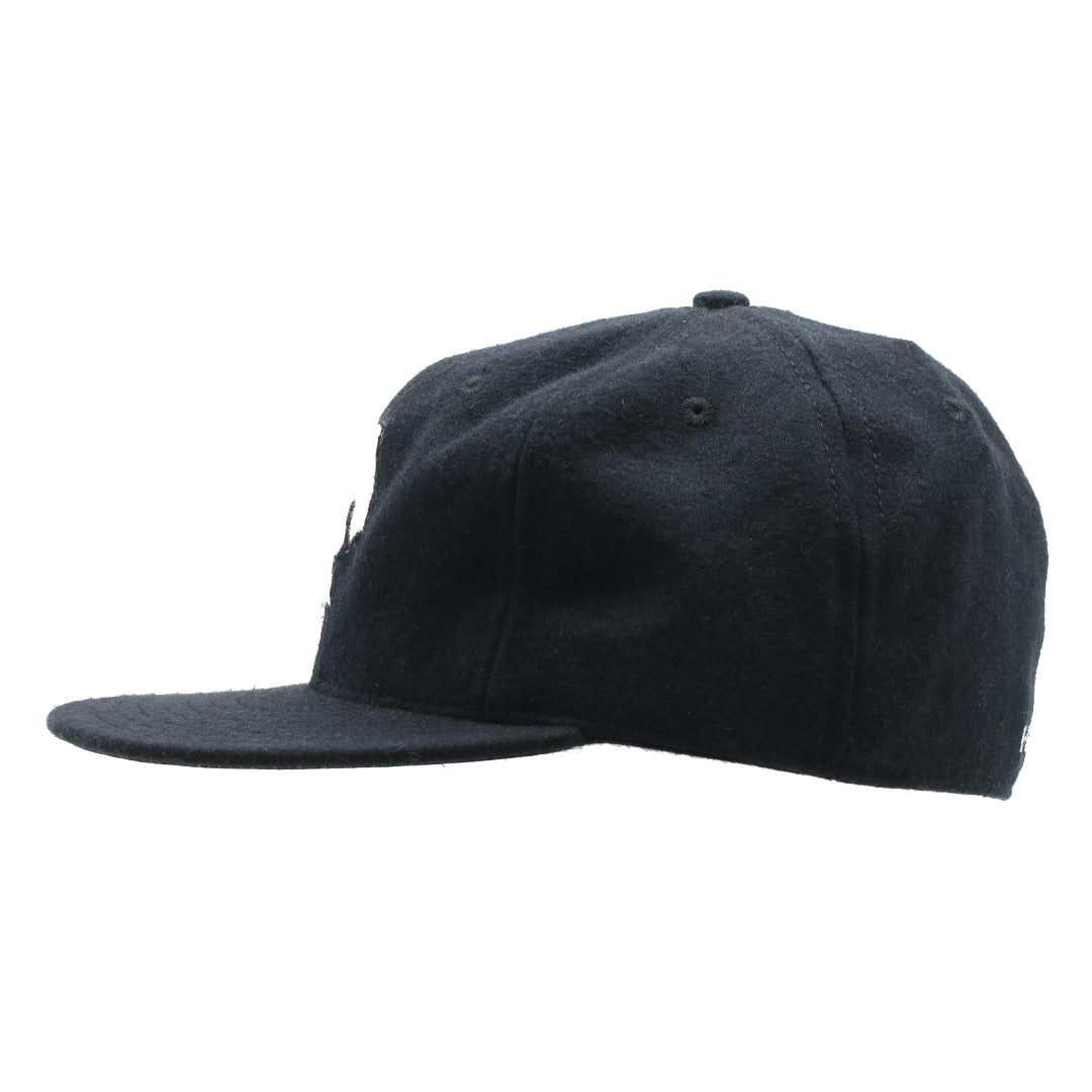 1-2-3-4 Go! Logo Black Wool Cap