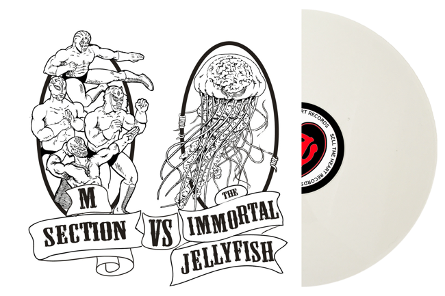 M Section "M  SECTION VS THE IMMORTAL JELLYFISH" 12" (White Vinyl)