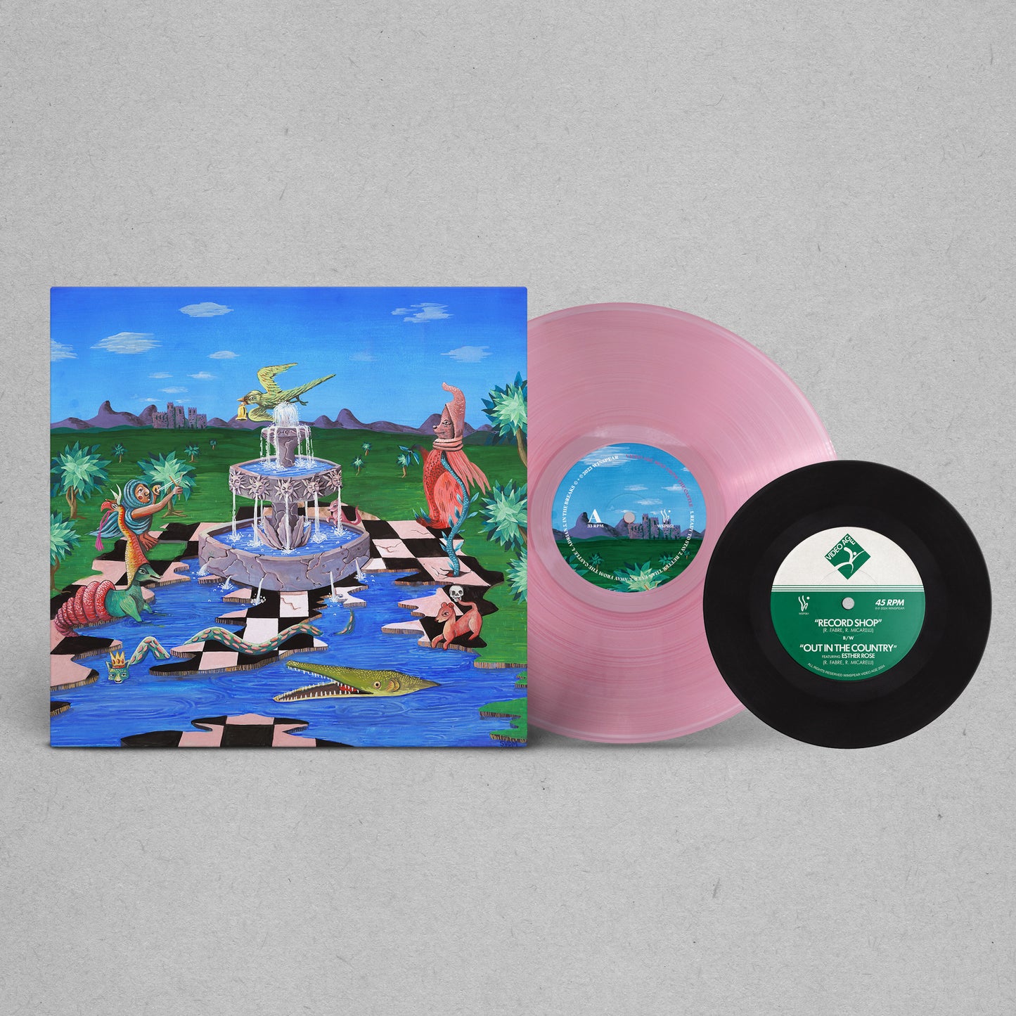 Video Age "Away From The Castle (Deluxe Edition)" LP + 7" (Queen's Tassel Pink Vinyl)