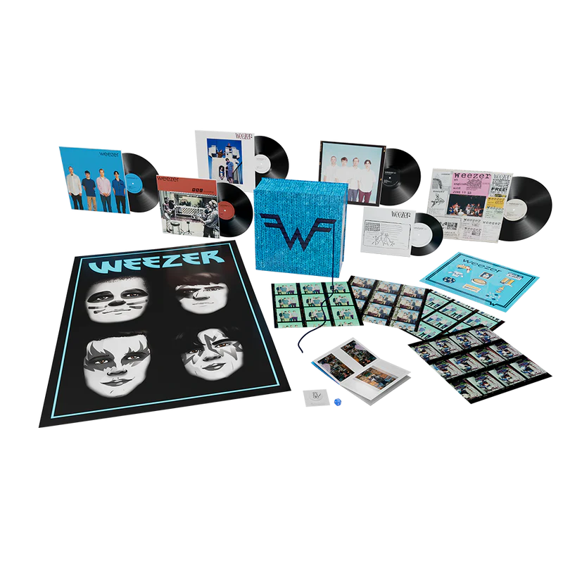 DAMAGED: Weezer "S/T (The Blue Album) 30th Anniversary" Super Deluxe Box Set (4xLP, 10" single, 7"single)