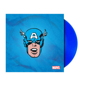 PRE-ORDER: Marvel Chorus "Captain America (1966 Theme) / Merry Marvel Marching Society" 7" Single (Translucent Blue Vinyl)