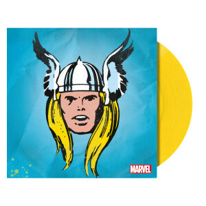 PRE-ORDER: Marvel Chorus "Mighty Thor (1966 Theme) / Merry Marvel Marching Society" 7" Single (Translucent Yellow Vinyl)
