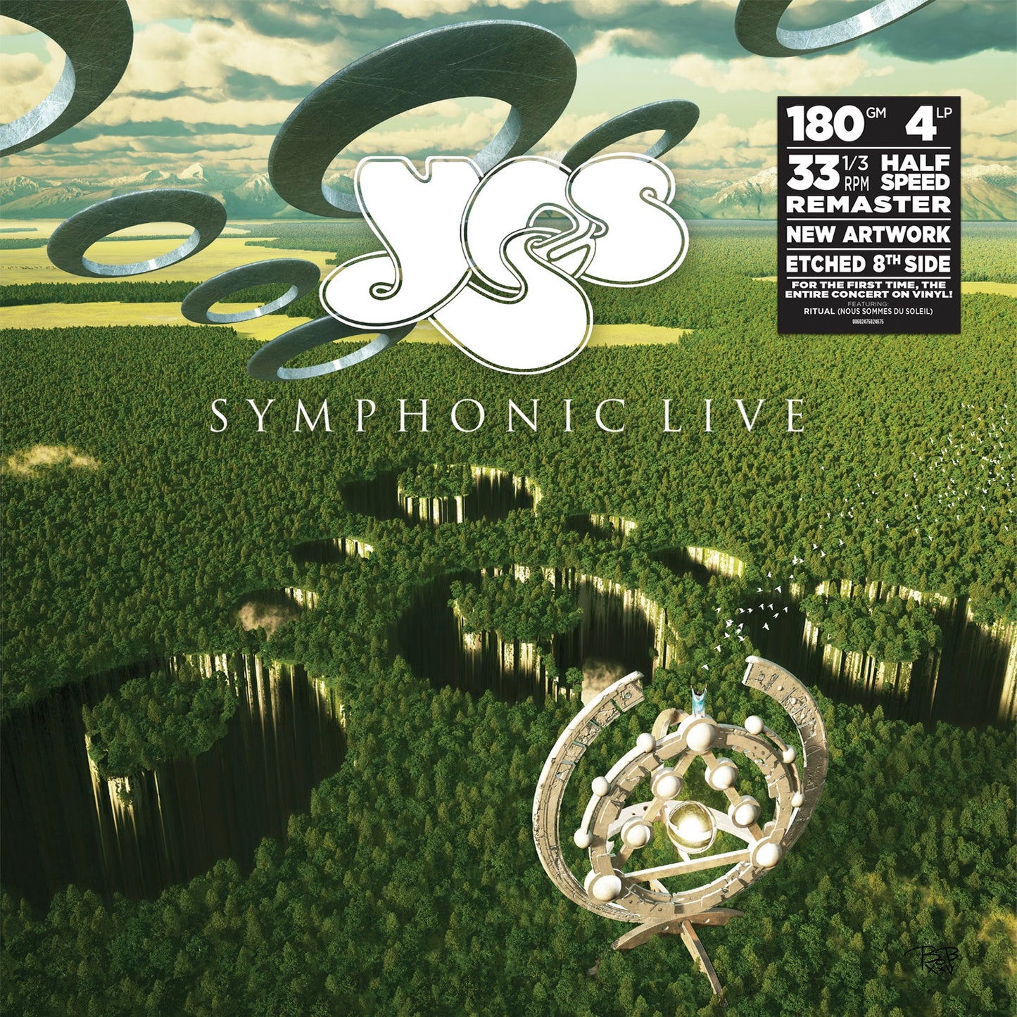 PRE-ORDER: Yes "Symphonic Live" 4xLP Box Set (180g Half-Speed Mastered Vinyl)