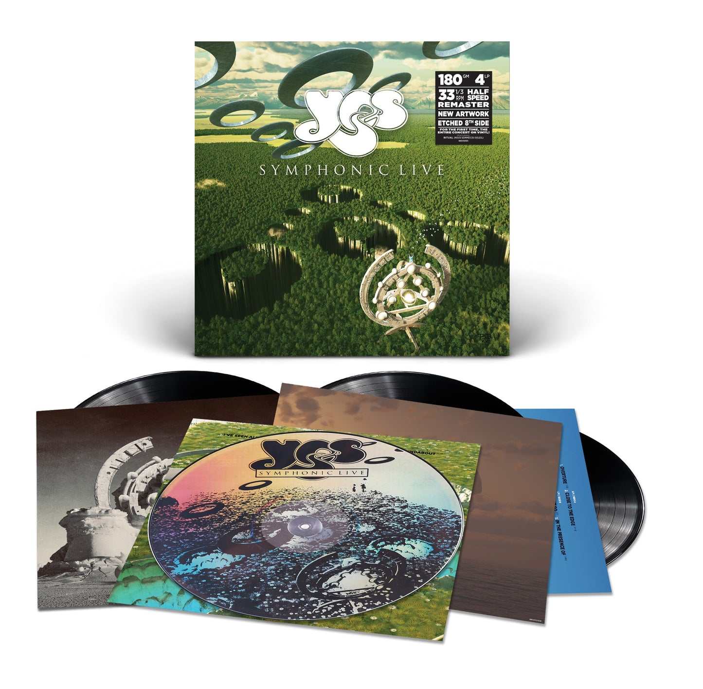PRE-ORDER: Yes "Symphonic Live" 4xLP Box Set (180g Half-Speed Mastered Vinyl)