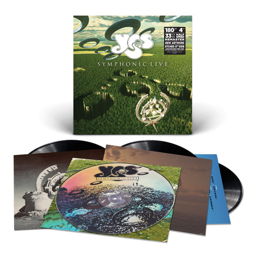 PRE-ORDER: Yes "Symphonic Live" 4xLP Box Set (180g Half-Speed Mastered Vinyl)