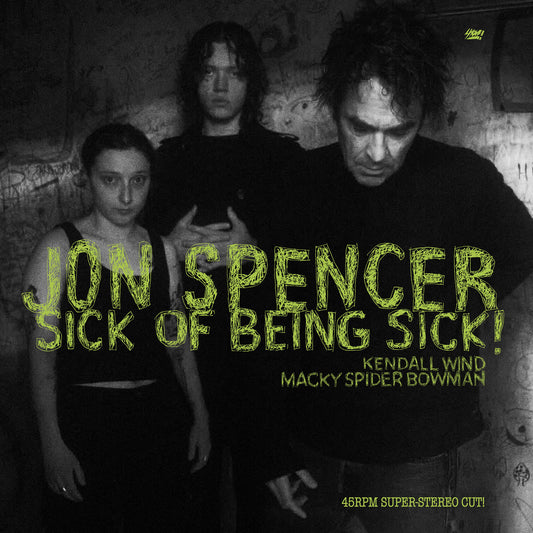 Jon Spencer "Sick of Being Sick!" LP (Crystal Clear Vinyl)