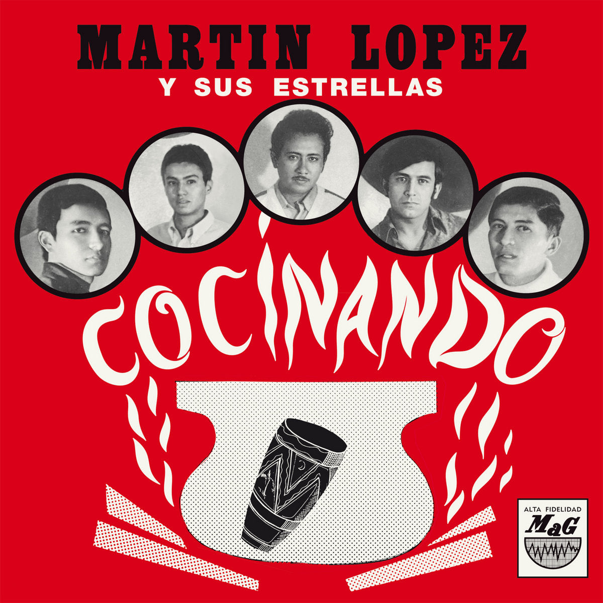 Martín López y sus Estrellas "Cocinando" LP