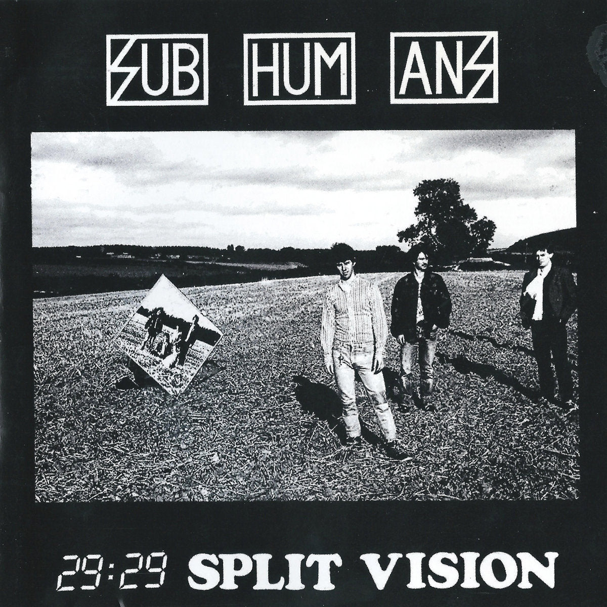 Subhumans "29:29 Split Vision" LP (Deep Purple Vinyl)