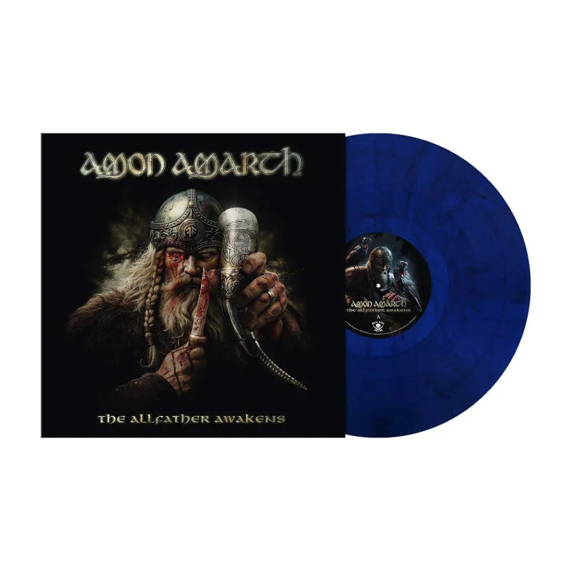 PRE-ORDER: Amon Amarth "AllFather Awakens" LP (Dark Blue Marble Vinyl)