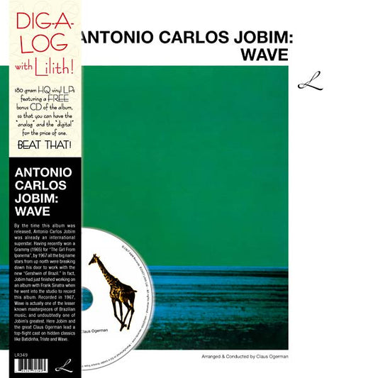 Antonio Carlos Jobim "Wave" LP + Bonus CD