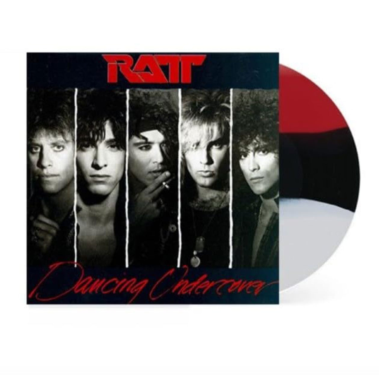 Ratt "Dancing Undercover" LP (Red/Black/White Stripe Vinyl)