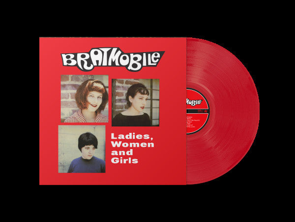Bratmobile "Ladies, Women and Girls" LP (Red Vinyl)