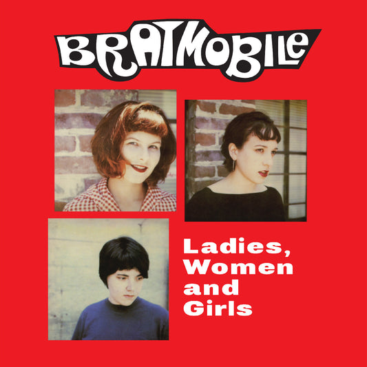 Bratmobile "Ladies, Women and Girls" LP (Red Vinyl)