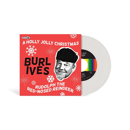 Burl Ives "A Holly Jolly Christmas" 7" (Opaque Snow White Vinyl)