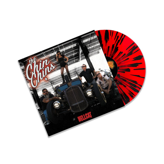 PRE-ORDER: The Chin Chins "Hellcat" LP (Red w/ Black Splatter Vinyl)