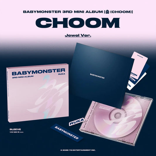 BABYMONSTER "Choom (춤)" CD (Jewel Ver., Pharita Edition)