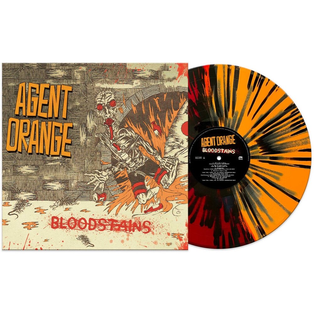 Agent Orange "Bloodstains" LP (Orange/Red/Black Splatter)