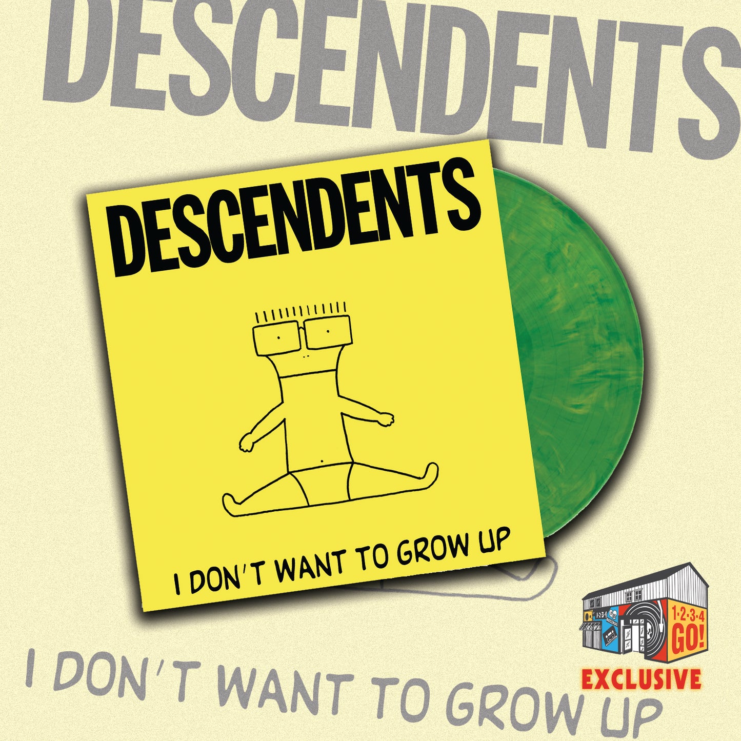 Descendents "I Don't Want To Grow Up" LP (1-2-3-4 Go! Records Exclusive)