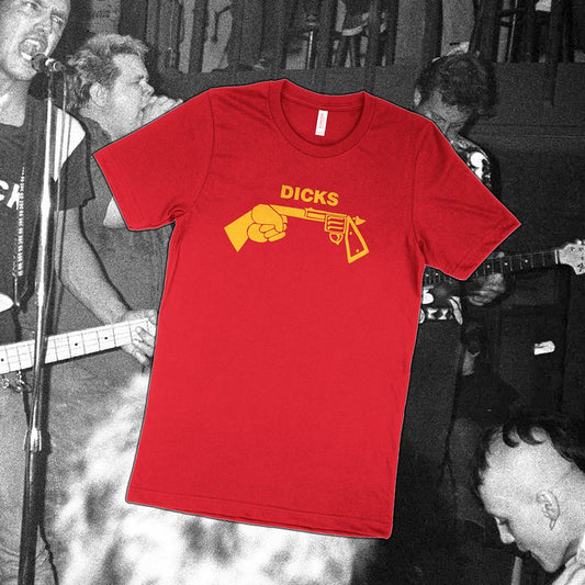 The Dicks "Gun" T-Shirt, Red
