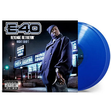 E-40 "Revenue Retrievin': Night Shift" 2xLP (Midnight Blue Vinyl)