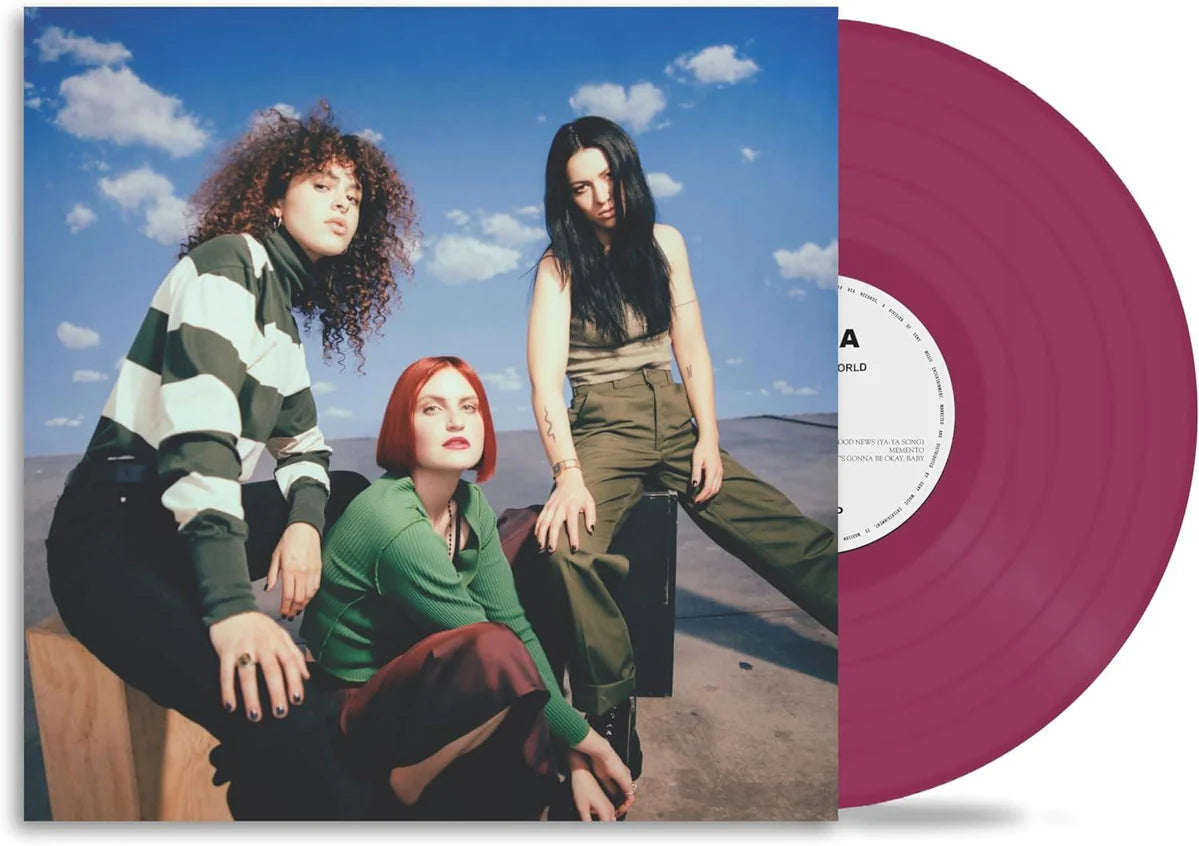 MUNA "Saves The World" LP (Dark Raspberry Vinyl)