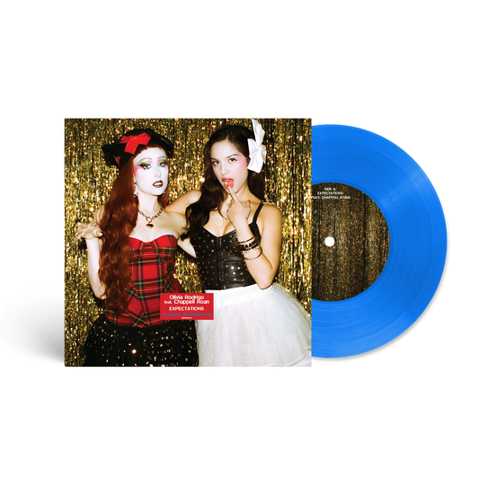 PRE-ORDER: Olivia Rodrigo feat. Chappell Roan "expectations" 7" Single (“LA Behavior” Blue Translucent Vinyl)