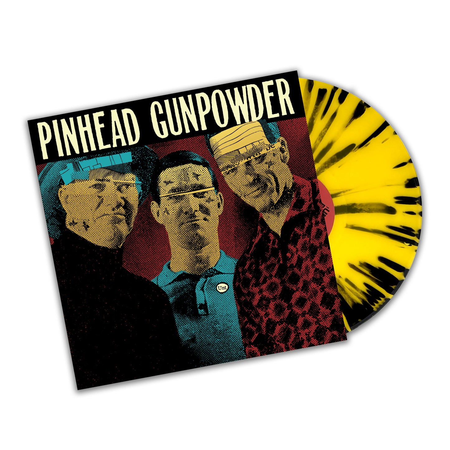 Pinhead Gunpowder "Unt" LP (Footscray Australia Exclusive Yellow with Black Splatter Vinyl)