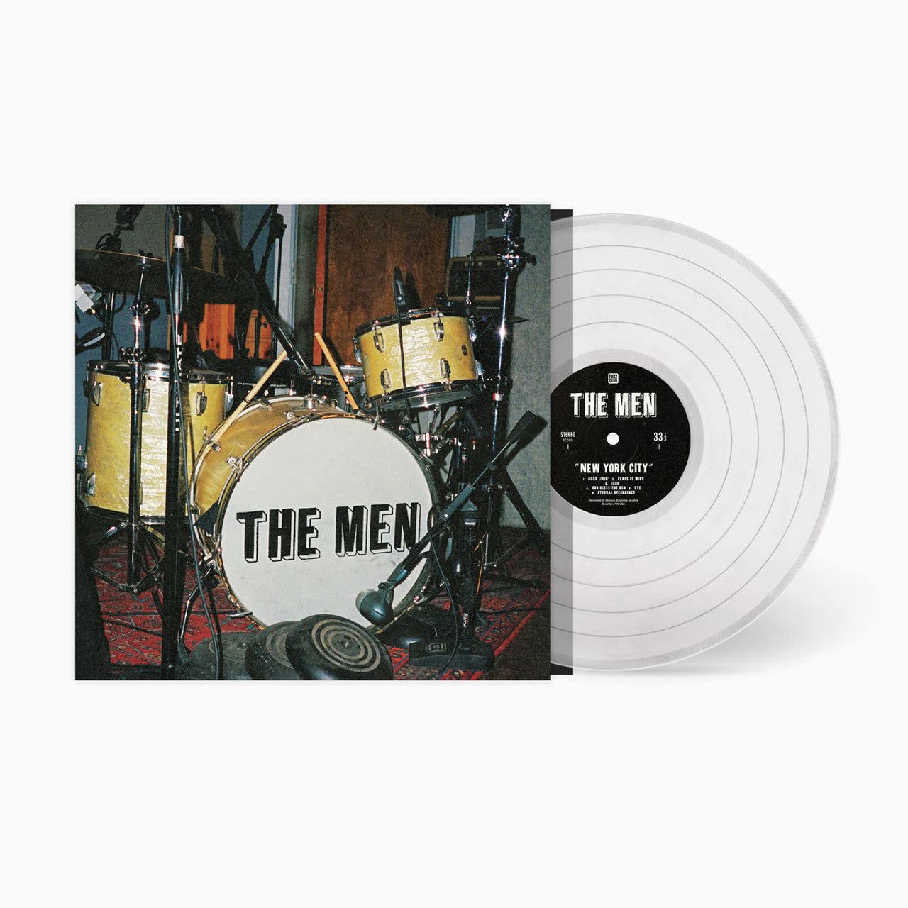 The Men "New York City" LP (Ultra-Clear Vinyl)