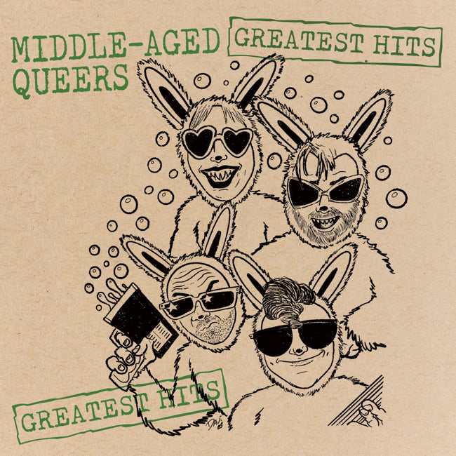 Middle-Age Queers "Greatest Hits" 12" (Green Marble Vinyl)