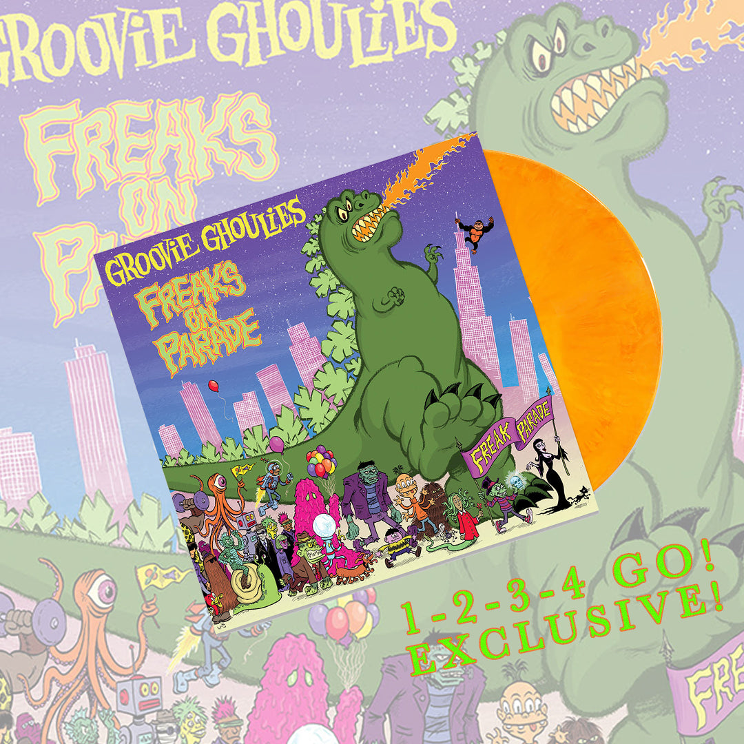 Groovie Ghoulies "Freaks On Parade" LP (1-2-3-4 Go! Records Exclusive!)