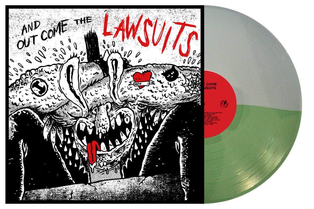 V/A "...And Out Come The Lawsuits" LP (Grey & Green Split Vinyl)