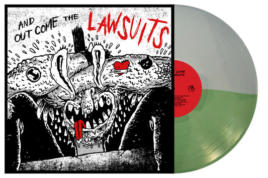 V/A "...And Out Come The Lawsuits" LP (Grey & Green Split Vinyl)