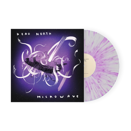 Head North & Microwave "Split" LP (White & Purple Splatter Vinyl)