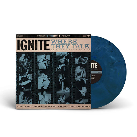 Ignite "Where They Talk: 30th Anniversary Edition" 12" EP  (Turquoise Vinyl)