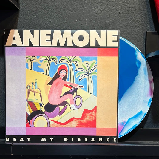 USED VINYL: anemone “Beat My Distance” LP (Snow Cone Swirl Vinyl)